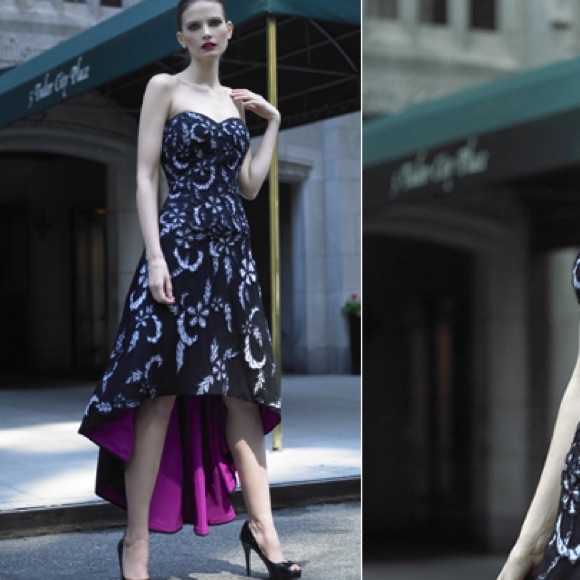 Fouy Chov Couture Beaded strapless Gown